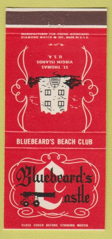 Matchbook Cover - Bluebeard's Castle ST Thomas Virgin Islands 30 Strike