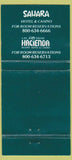 Matchbook Cover - Sahara Hotel Casino Las Vegas NV 30 Strike