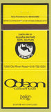 Matchbook Cover - Odean Concert Club Camel Cigarettes Cleveland OH 30 Strike