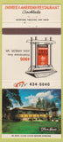 Matchbook Cover - Four Seas Chinese Restaurant Ann Arbor MI 30 Strike