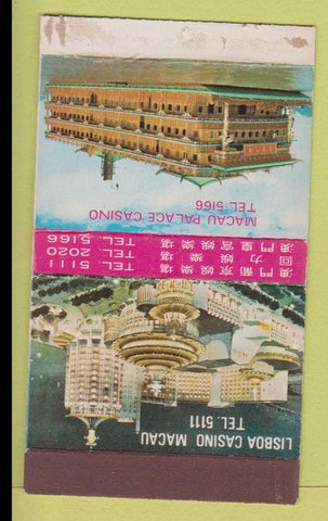 Matchbook Cover - Lisboa Casino Macau COOL! MATCHBOX
