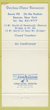 Matchbook Cover - Dutchess Manor Beacon NY 30 Strike
