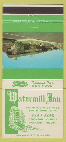 Matchbook Cover - Watermill Inn Smithtown NY 30 Strike