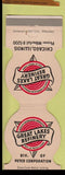 Matchbook Cover - Great Lakes Refinery Chicago IL Contour