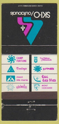 Matchbook Cover - Ski O Outaouais Hull QC 30 Strike