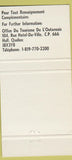 Matchbook Cover - Red Coach Inn Lakewood NY 30 Strike