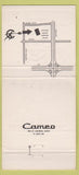 Matchbook Cover - Barney's Club Terrace Appleton WI 30 Strike