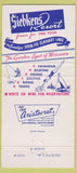 Matchbook Cover - Hickey Funeral Home Brocton MA 30 Strike