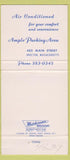 Matchbook Cover - Henderson Funeral Home Newark OH 30 Strike