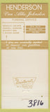Matchbook Cover - JH Churchill Funeral Home Murray KY 30 Strike