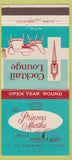 Matchbook Cover - Princess Martha Hotel ST Petersburg FL 30 Strike