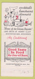 Matchbook Cover - Pandl's Inn Whitefish Bay WI 30 Strike