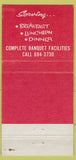 Matchbook Cover - Heritage Room Arlington VA 30 Strike