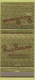 Matchbook Cover - Percy Brown's Restaurant Wilkes Barre PA 30 Strike