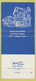 Matchbook Cover - The Tavern Restaurant State College PA 30 Strike