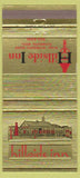 Matchbook Cover - Hillside Inn Plymouth MI 30 Strike