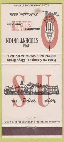 Matchbook Cover - University of Oklahoma State Stillwater OK WEAR 30 Strike