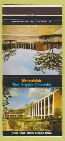 Matchbook Cover - Mountainlair West Virginia University Morgantown WV 30 Strike