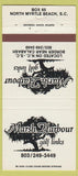 Matchbook Cover - Marsh Harbour Golf Course Calabash Myrtle Beach SC 30 Strike