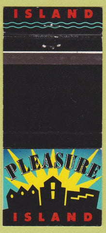 Matchbook Cover - Pleasure Island Walt Disney World Orlando FL 30 Strike