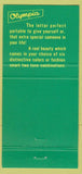 Matchbook Cover - Olympia Typewriters St Petersburg FL girlie 30 Strike