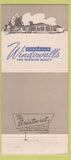 Matchbook Cover - Robinson Lumber Co Scranton PA Anderson Windows 30 Strike