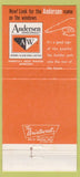 Matchbook Cover - Andersen Windows Ron Anderson 30 Strike