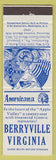Matchbook Cover - Berryville VA Civil War Perkins Americana White