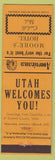Matchbook Cover - Moore's Hotel Coalville UT Perkins Americana Orange