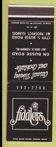 Matchbook Cover - Fiddlers Mount Prospect IL