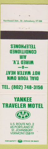 Matchbook Cover - Yankee Traveler Motel St Johnsbury VT