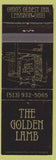 Matchbook Cover - The Golden Lamb Lebanon OH