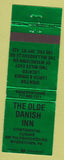 Matchbook Cover - Olde Danish Inn Myerstown PA