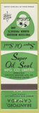 Matchbook Cover - Super Oil Seal Rubber Products Brantford ON