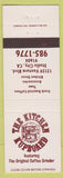 Matchbook Cover - The Kitchen Kupboard Studio City CA