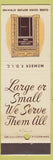 Matchbook Cover - Excelsior Trust Bank Excelsior Springs MO