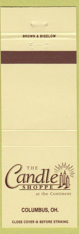 Matchbook Cover - The Candle Shoppe Columbus OH