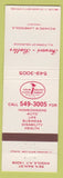 Matchbook Cover - Faraci Butler Insurance Angola NY
