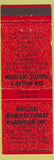 Matchbook Cover - Oilfield Warehouse Plastics Great Bend KS