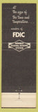 Matchbook Cover - First National Bank Cortez CO