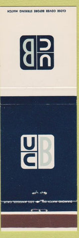Matchbook Cover - UCB Bank