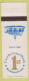 Matchbook Cover - First National Bank McConnelsville OH