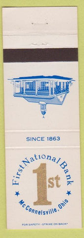 Matchbook Cover - First National Bank McConnelsville OH