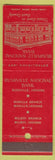 Matchbook Cover - Rushville National Bank IN Manilla Milroy