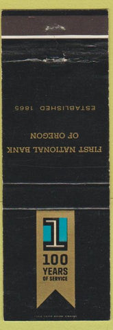 Matchbook Cover - First National Bank of OR Oregon