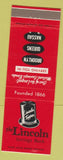 Matchbook Cover - Lincoln Savings Bank Brooklyn Queens Nassau NYC