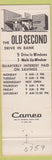 Matchbook Cover - Old Second National Bank Aurora IL WEAR