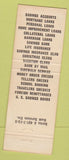 Matchbook Cover - Waterbury Savings Bank CT