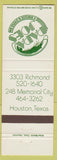 Matchbook Cover - Papa Joes Seafood Restaurant Houston TX