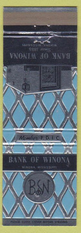 Matchbook Cover - Bank of Winona MS